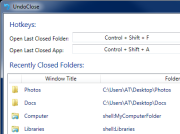UndoClose 1.1