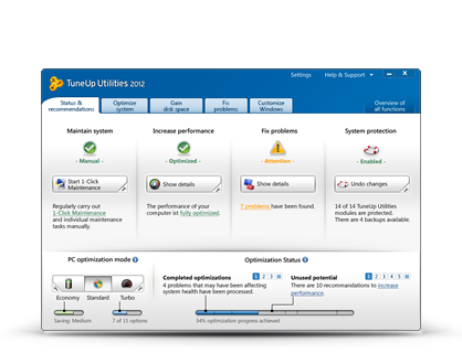 TuneUp Utilities 2012