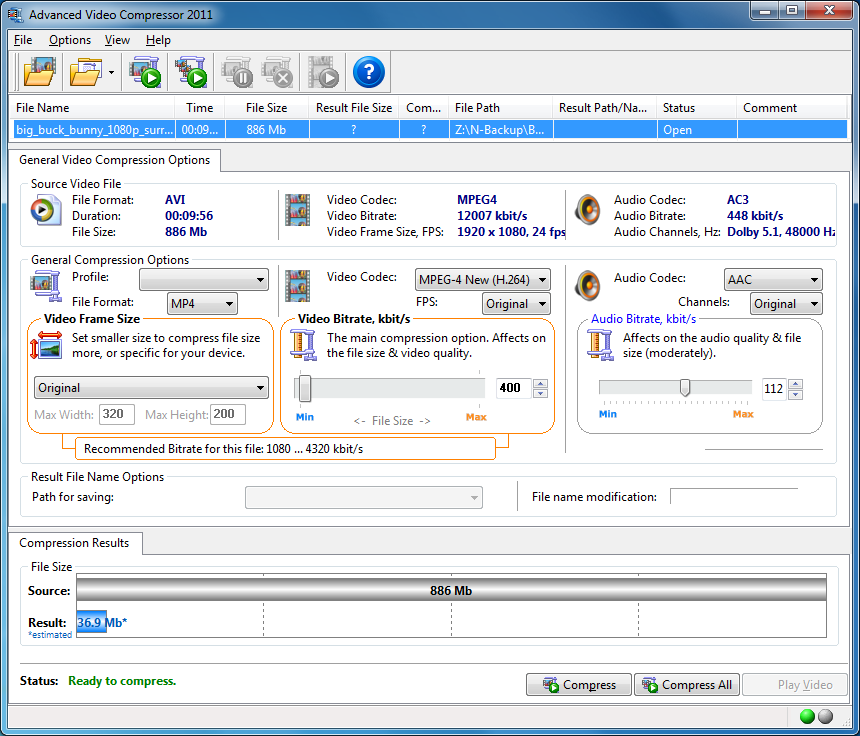 Compression Of Files