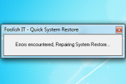 QuickSystemRestore 1.0.0.0
