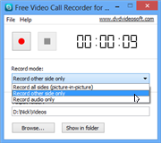Free Video Call Recorder for Skype 1.1