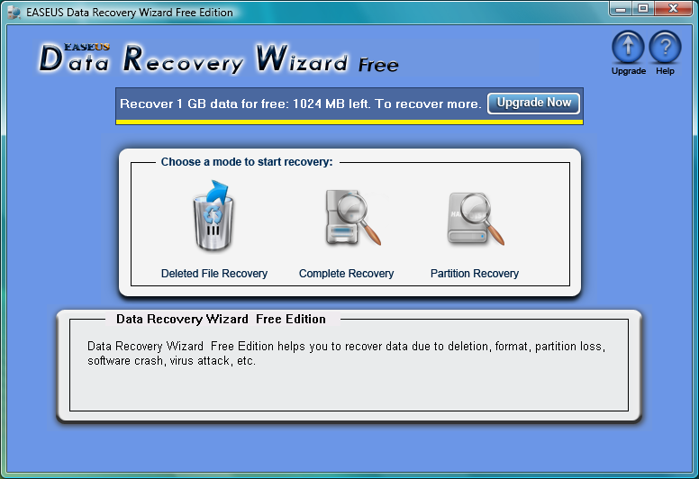 easeus data recovery wizard free download