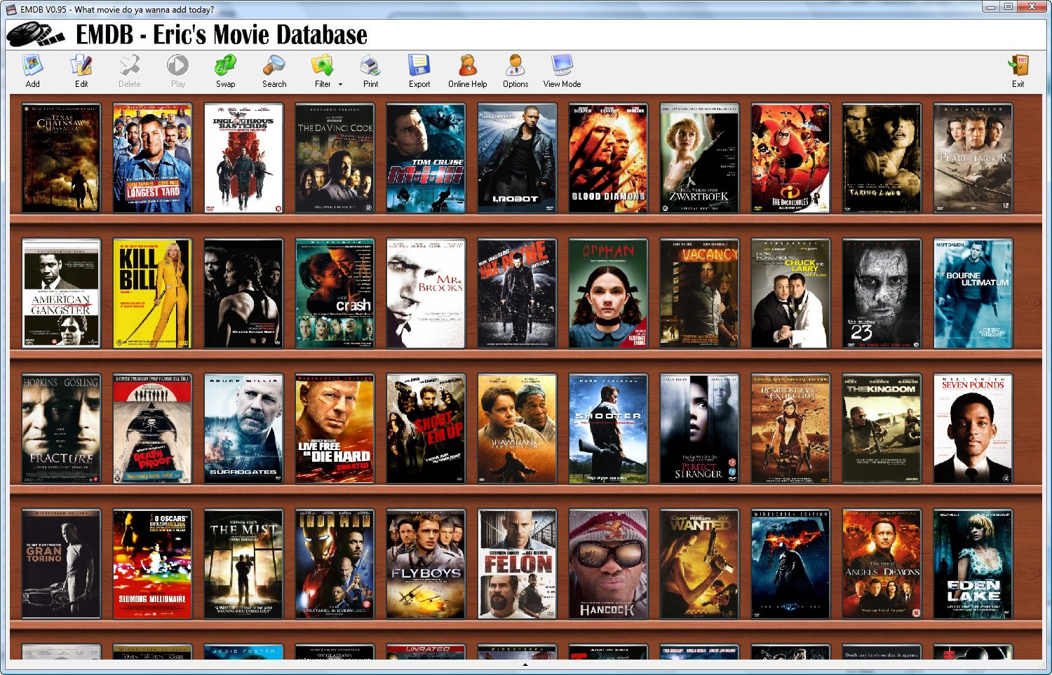 free movie collection database