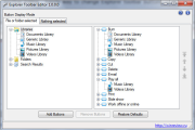 Explorer Toolbar Editor