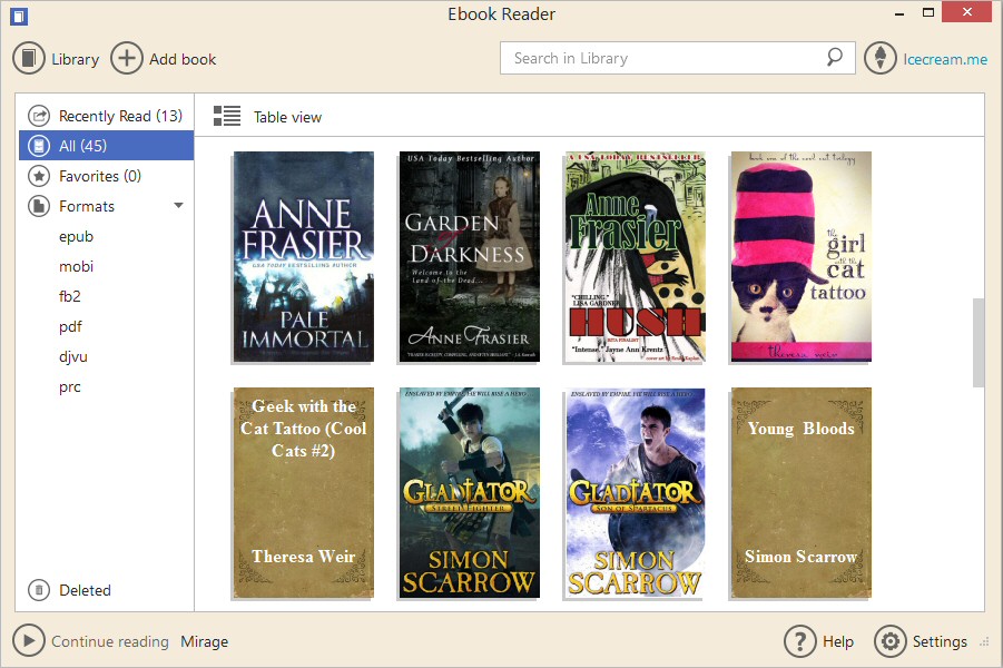 Icecream Ebook Reader 4.33 free download - Software ...