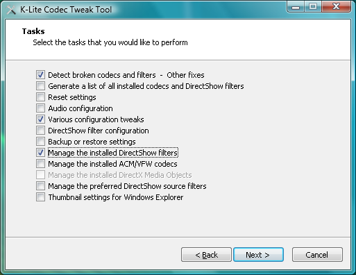 K-Lite Codec Tweak Tool V6.1.4 官方安裝版 - 解碼器類 - 軟體吧