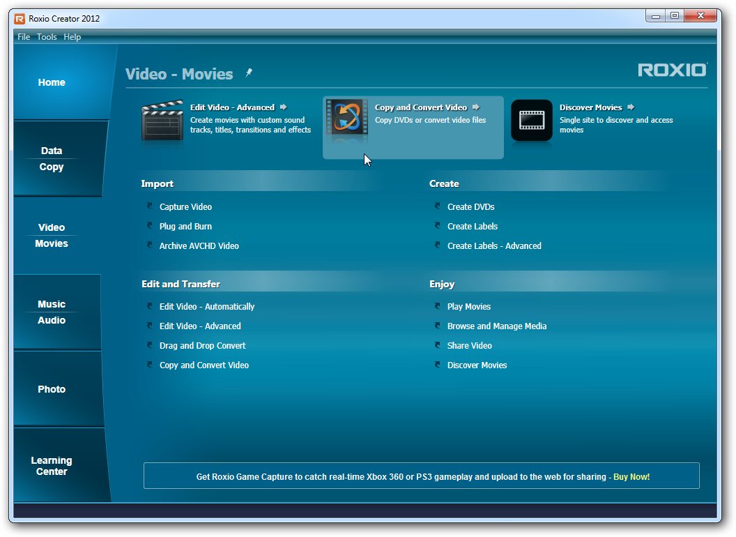 telecharger roxio creator 2012 gratuit