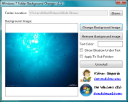 Windows 7 Folder Background Changer 1.1