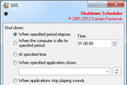 SDS (Shutdown Scheduler)