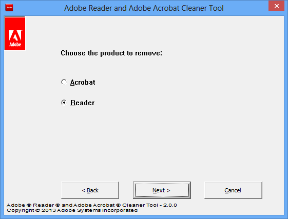 Adobe Uninstaller Tool -  5