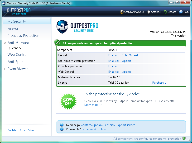 Outpost Security Suite pro |  Outpost ... - 