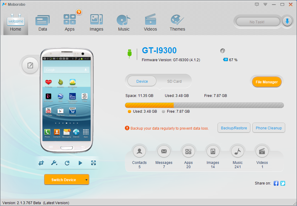 Moborobo 5.1.9.575 free download - Software reviews ...