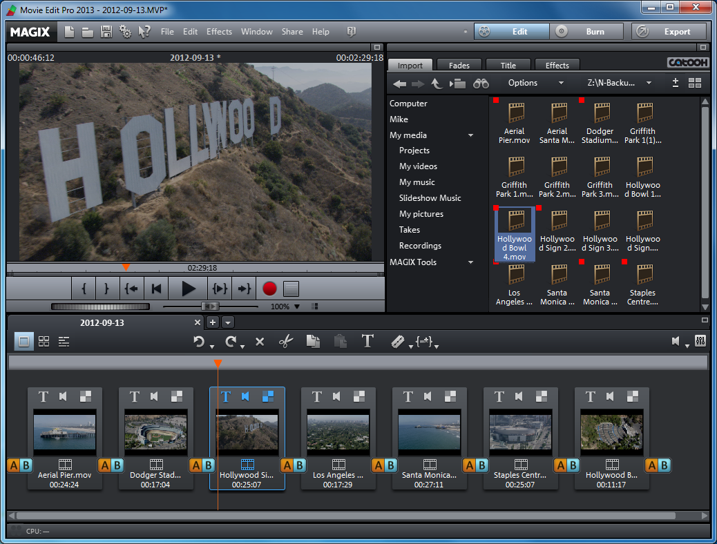 MAGIX Movie Edit Pro 2013