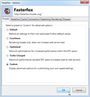 Fasterfox 3.9.6 for Firefox