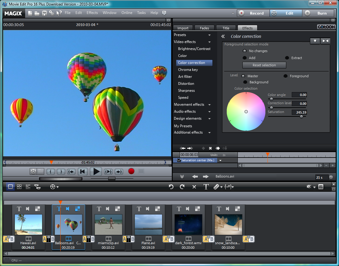 MAGIX Movie Edit Pro 16 Plus