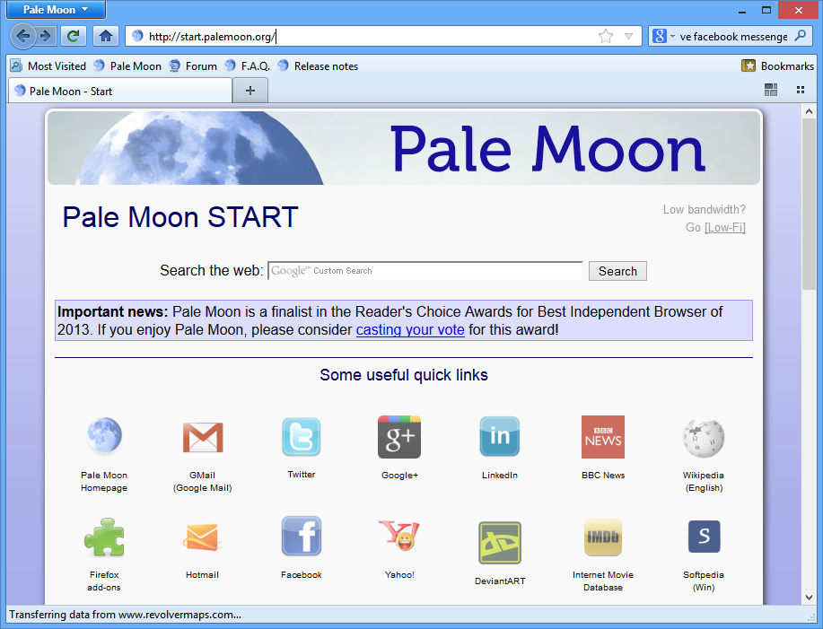 Pale Moon 24.7.1 Portable