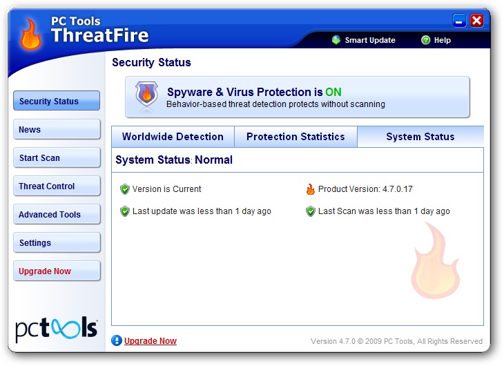 ThreatFire adds an additional layer of protection to any PC