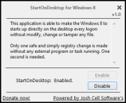 StartOnDesktop 1.0