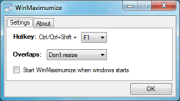 WinMaximumize 1.1