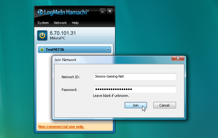 login in hamachi download