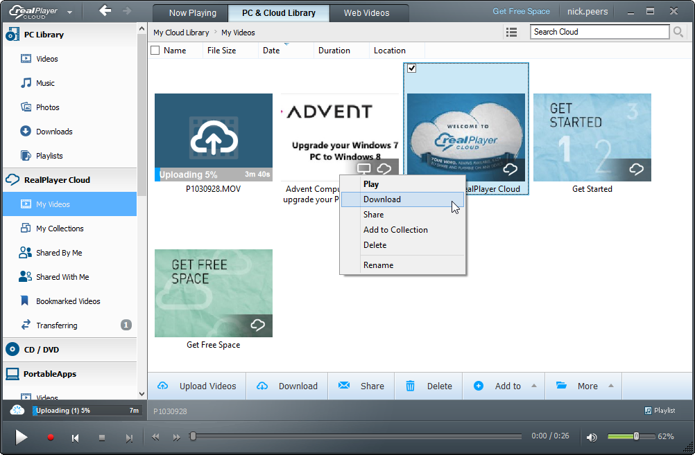 Enjoy RealPlayer from RealNetworks everywhere