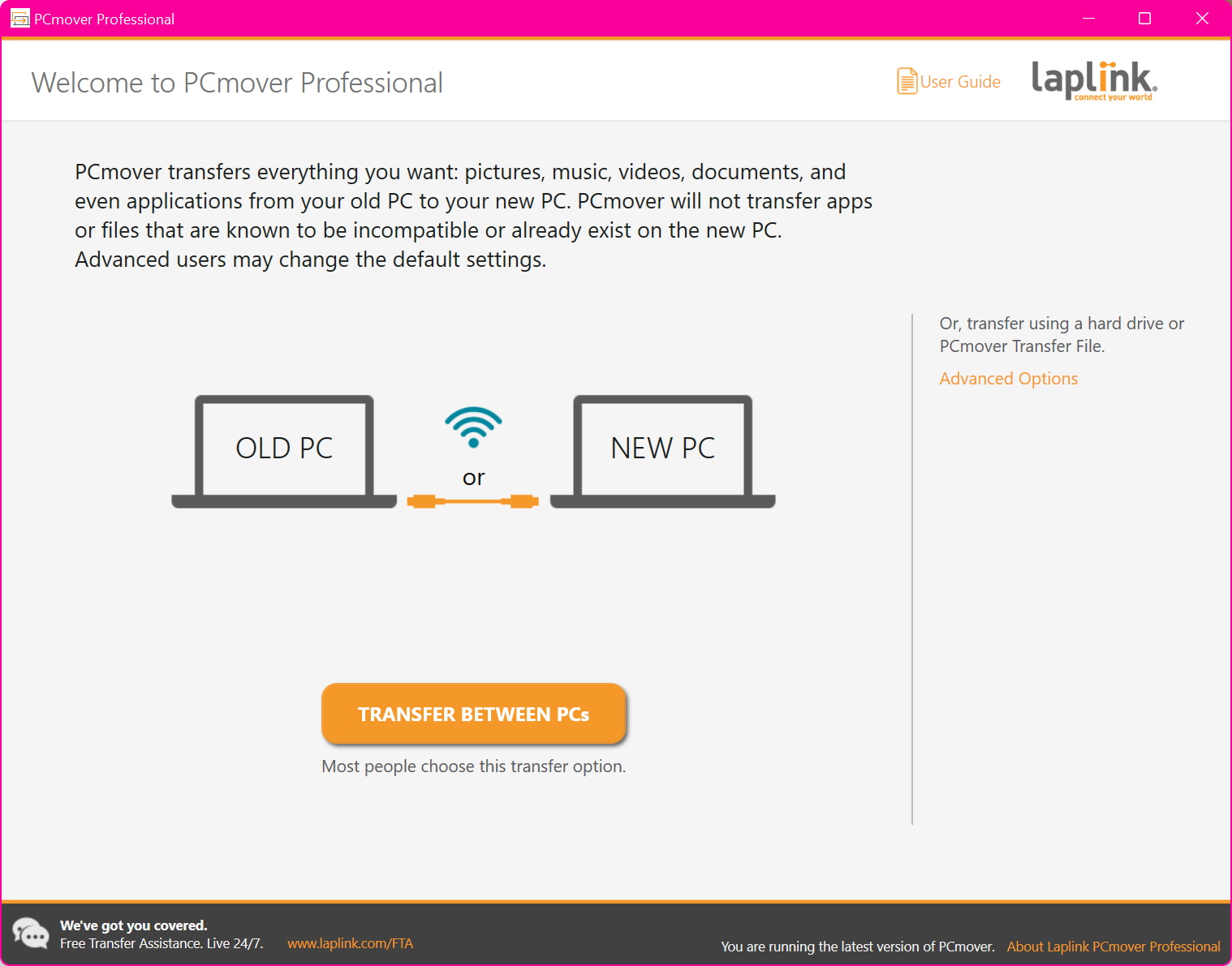 laplink pcmover professional compare