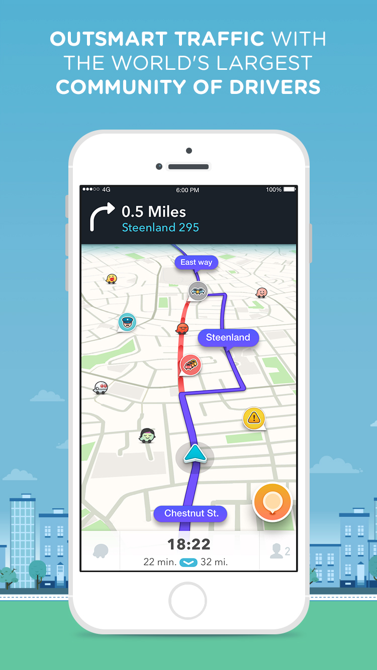 Приложение waze не работает