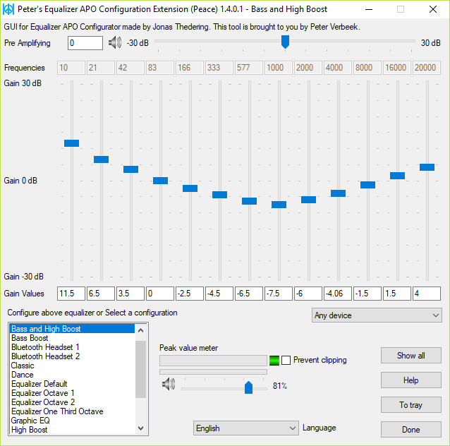 windows 10 equalizer to boost voice