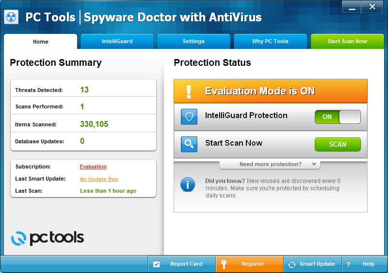 Spyware doctor with antivirus 6.0 0.354