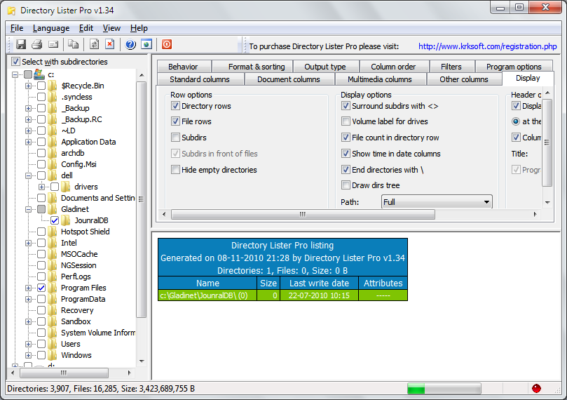 directory lister pro free download