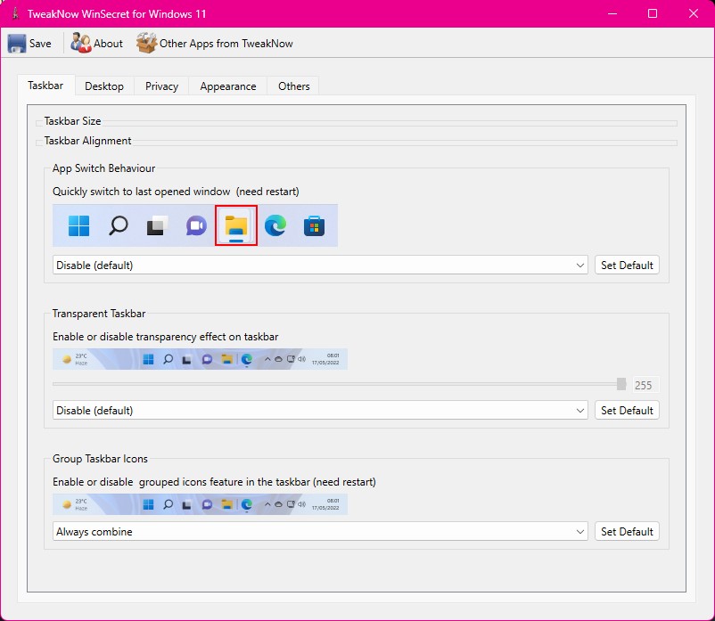 free download TweakNow WinSecret Plus! for Windows 11 and 10 4.9.3