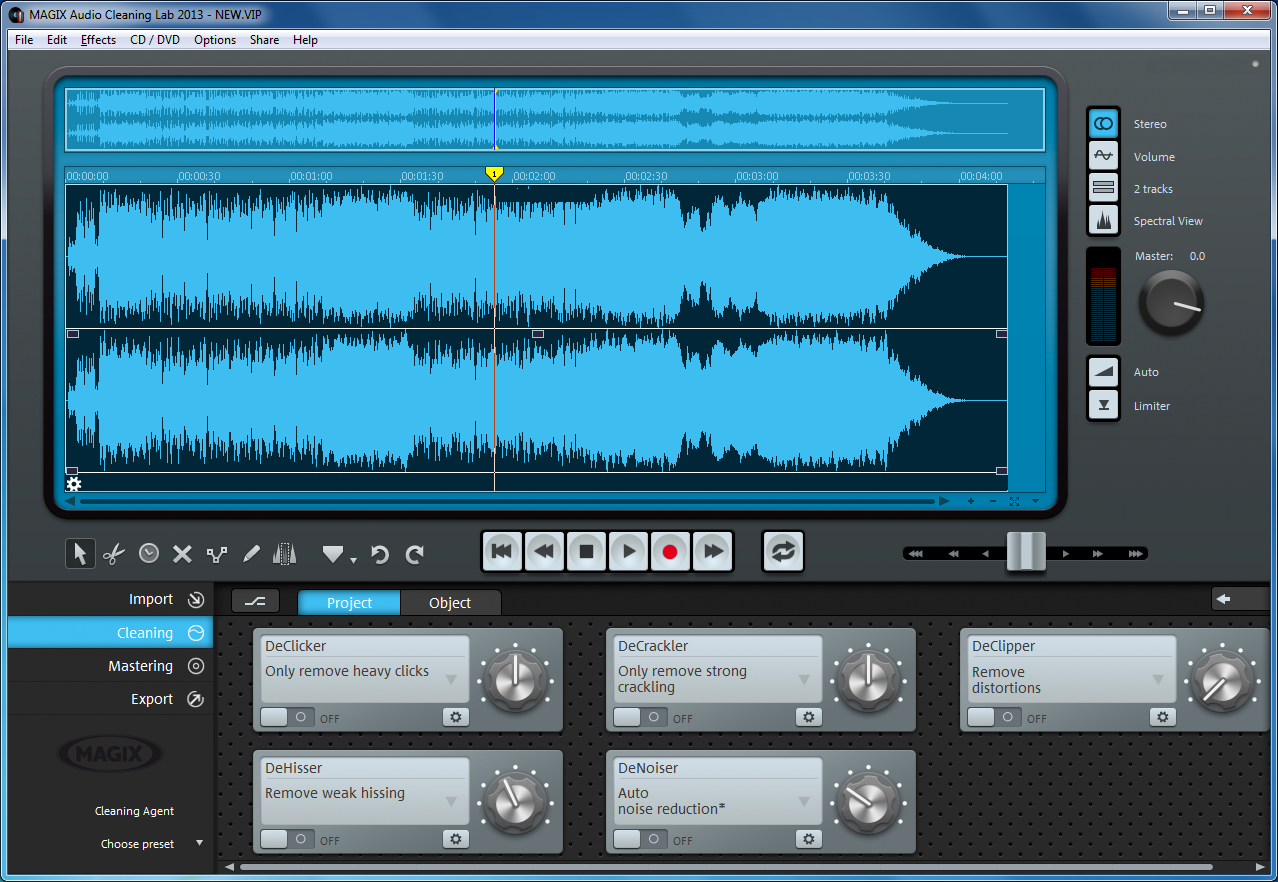 magix audio cleaner lab