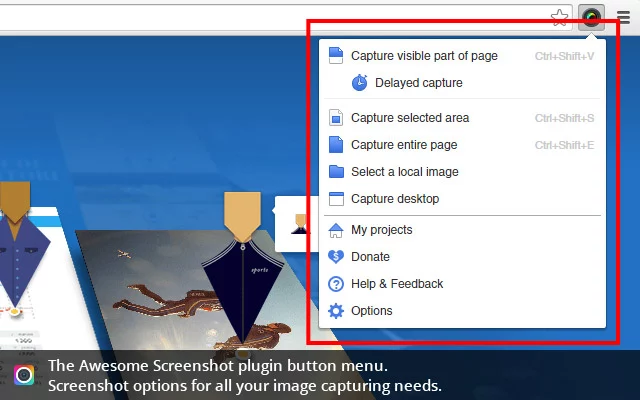 need my awesome screenshot minus icon on desktop
