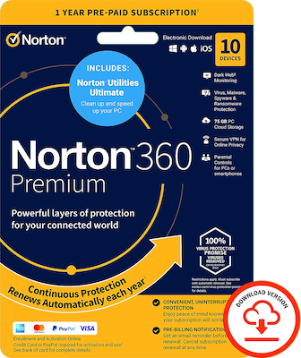 Norton 360 Premium 2022 + Utilities Ultimate 2022