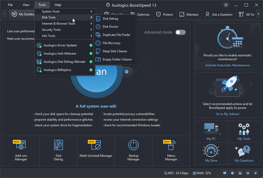 download the last version for ipod Auslogics BoostSpeed 13.0.0.4