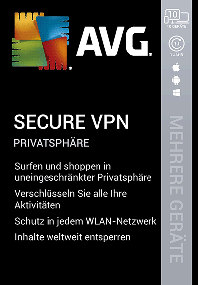 AVG Secure VPN 2023 [10-G, 1-YR]