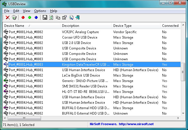 usb deview