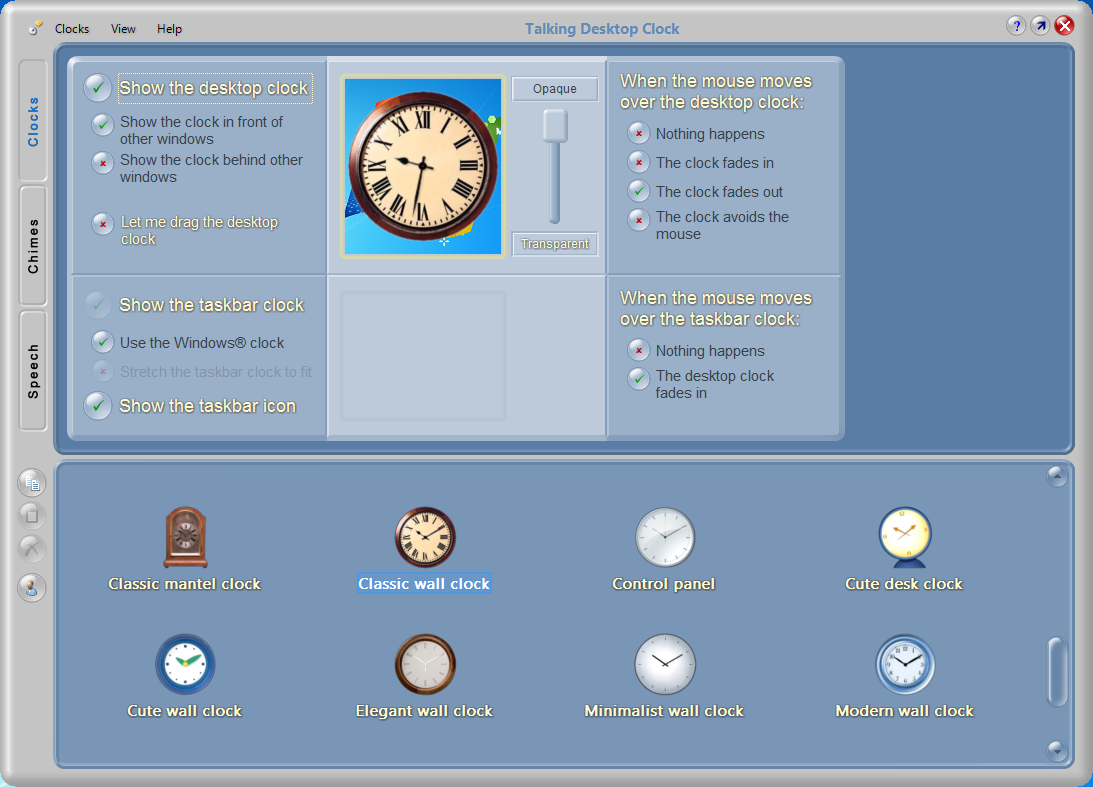 ClassicDesktopClock 4.41 download the new for windows