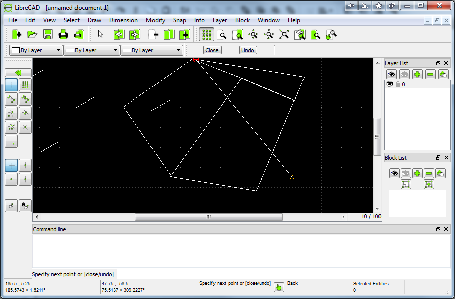 LibreCAD 2.2.0.1 instaling