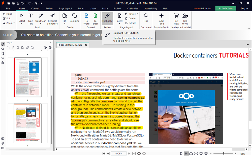 Nitro PDF Pro 14 released, sports refreshed UI and new