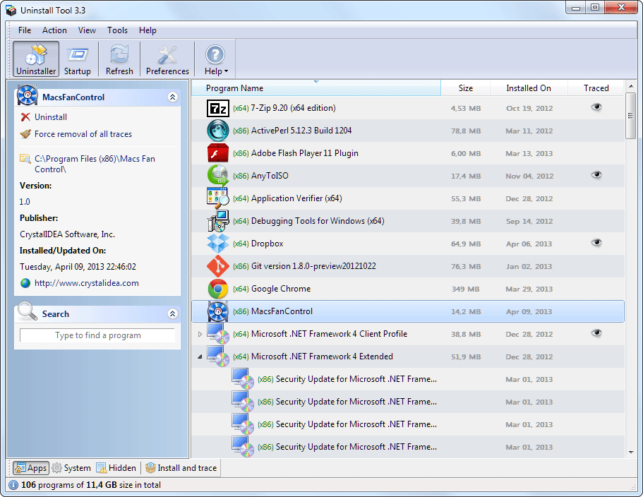 Uninstall Tool 3.7.2.5703 download the new