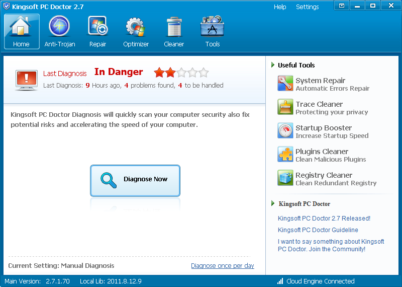 kingsoft pc doctor download