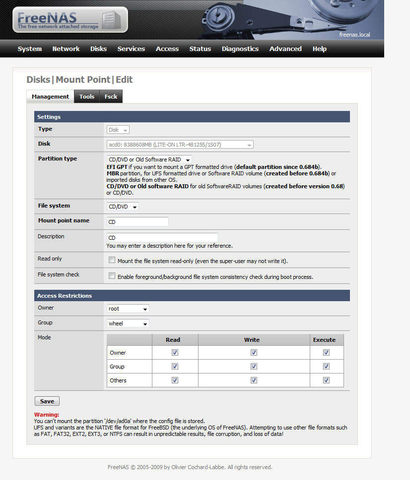 burn freenas to usb