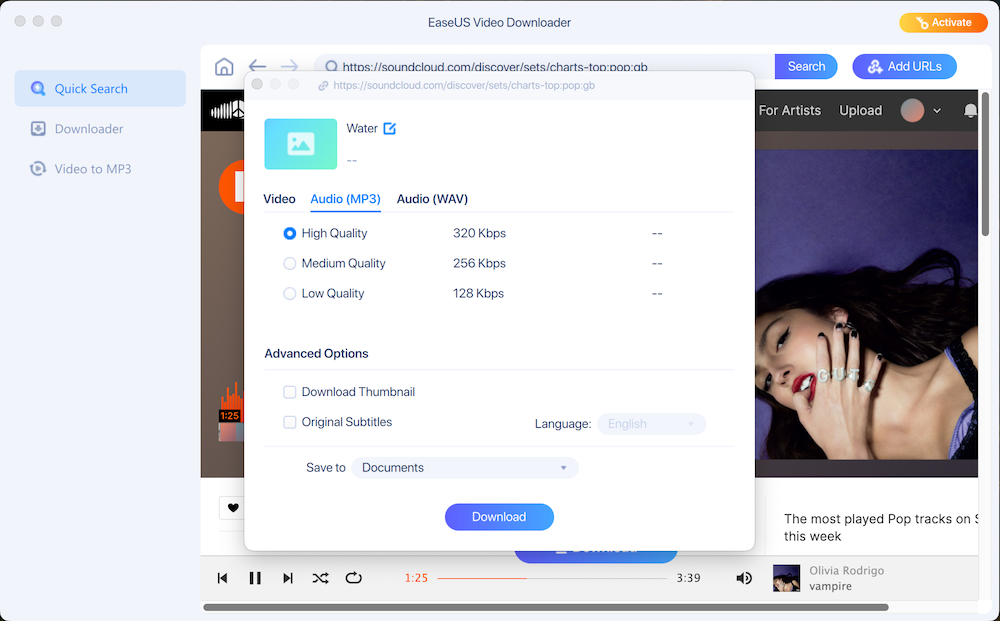 How to Download Multiple  Videos to MP3 - EaseUS