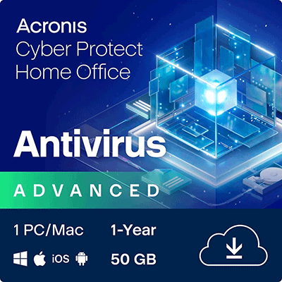 Acronis Cyber Protect Home Office 2023 Advanced [1-D, 1-YR, 50GB]