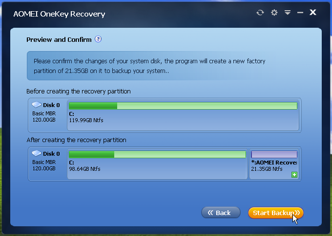 what is onekey recovery