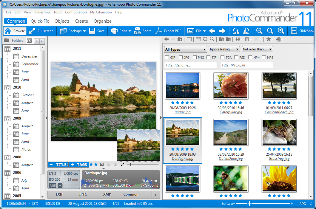 ashampoo photo commander free software