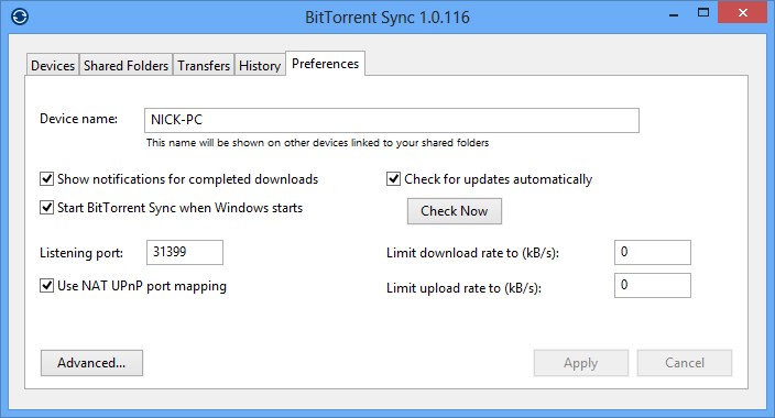 bittorrent sync alternative