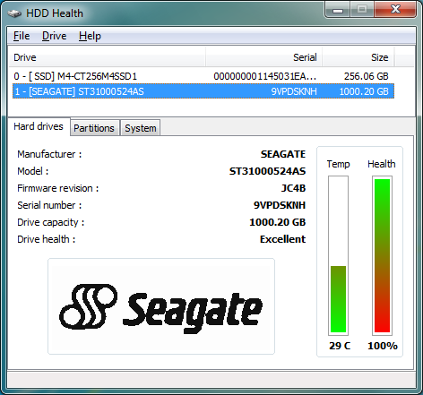 check disk health windows 7