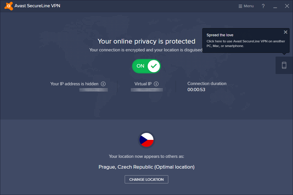 avast internet security turned off